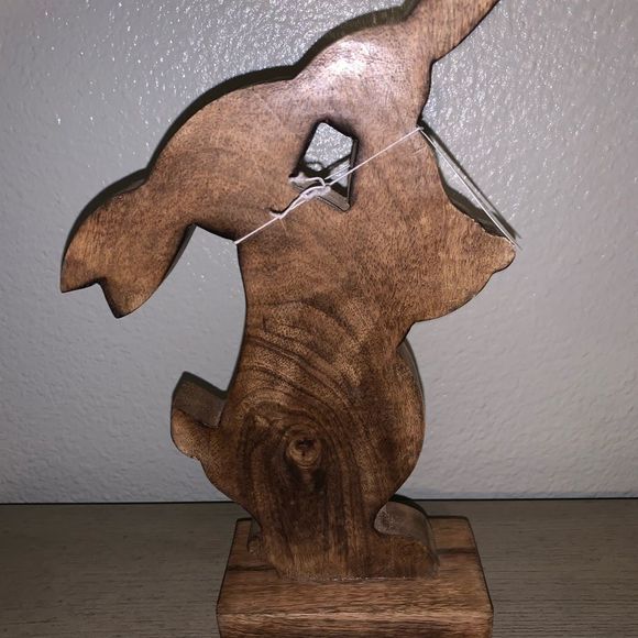 NWT Mommy & Baby Bunny Wooden Decoration - Picture 5 of 5